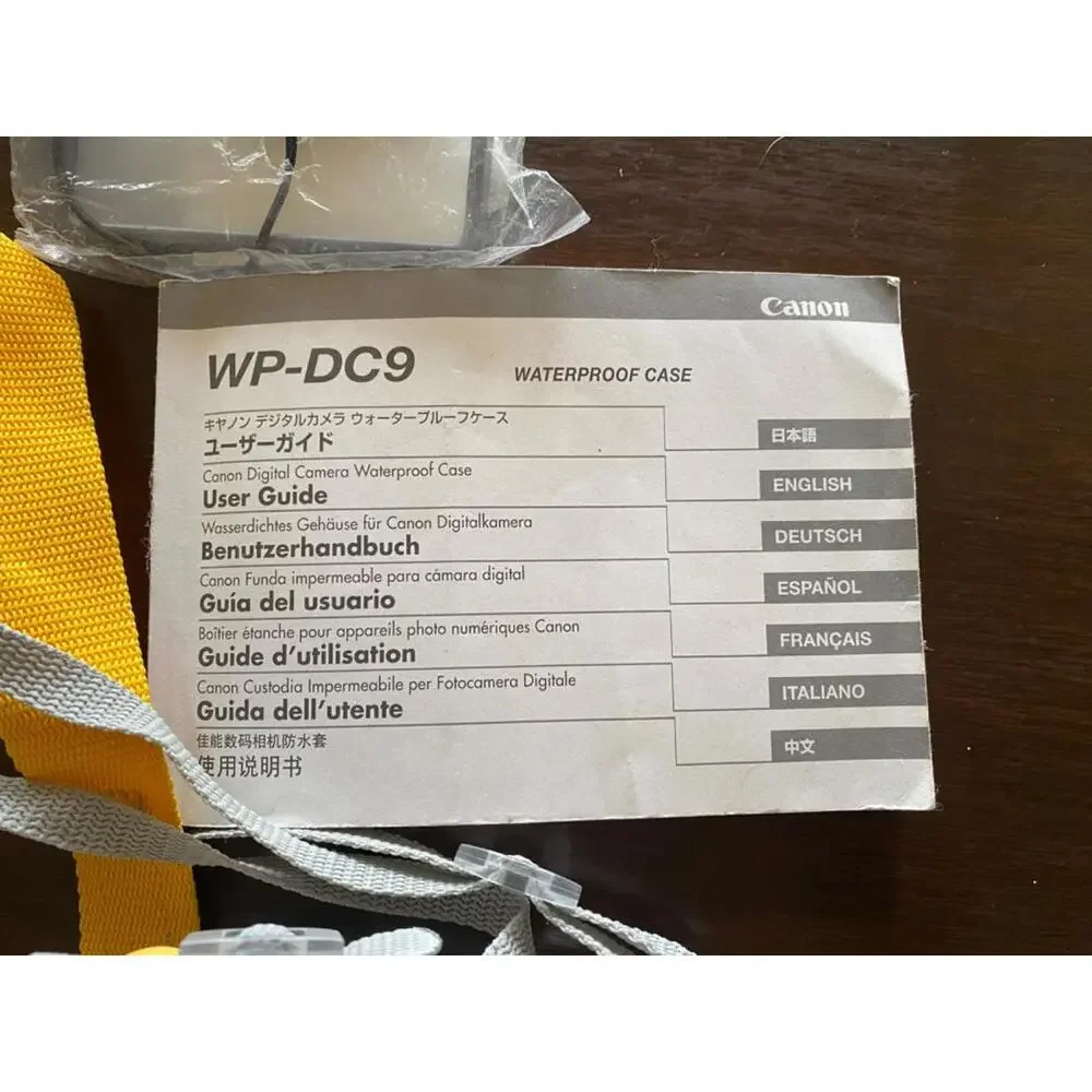 Canon WP-DC9 Waterproof Case for SD800 IS IXUS 850, Complete in box